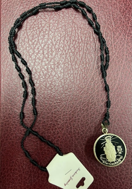 Necklave with La Santa Muerte Pendant