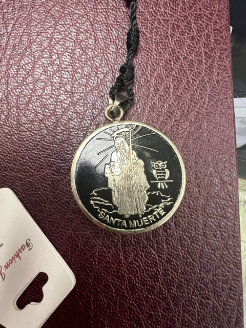 Necklave with La Santa Muerte Pendant